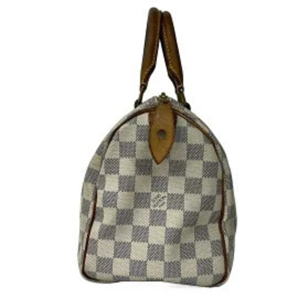 Louis Vuitton Speedy Handbag Azur White
